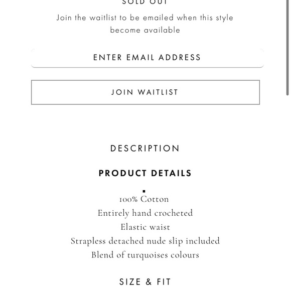 NWT xs CU crochet dress! - Picture 3 of 10